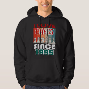 Sudadera Me encanta el ajedrez desde 1995