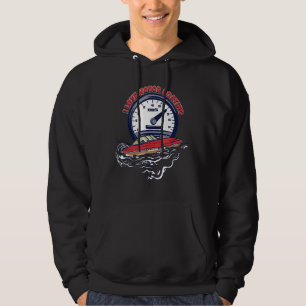 Sudadera Me Encanta El Barco De Navegación De Motor