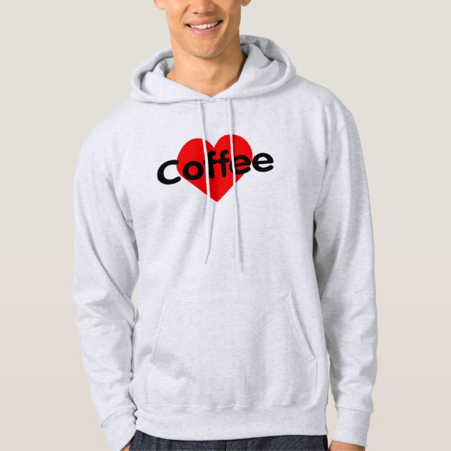 Sudadera Me encanta el café (Anverso)