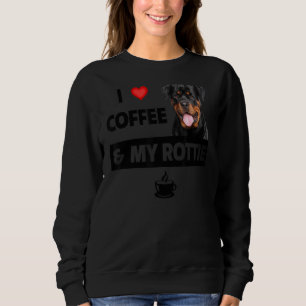 Sudadera Me Encanta El Café Y Mi Madre Rotata Dad Rottweile