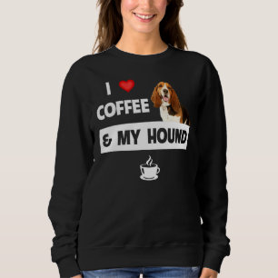Sudadera Me Encanta El Café Y Mi Mascota De Papá Noel, Perr