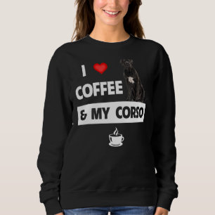 Sudadera Me Encanta El Café Y Mi Padre Mascota De Cane Cors