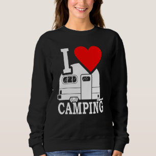 Sudadera Me encanta el camping Sayings Camping Accesorios C