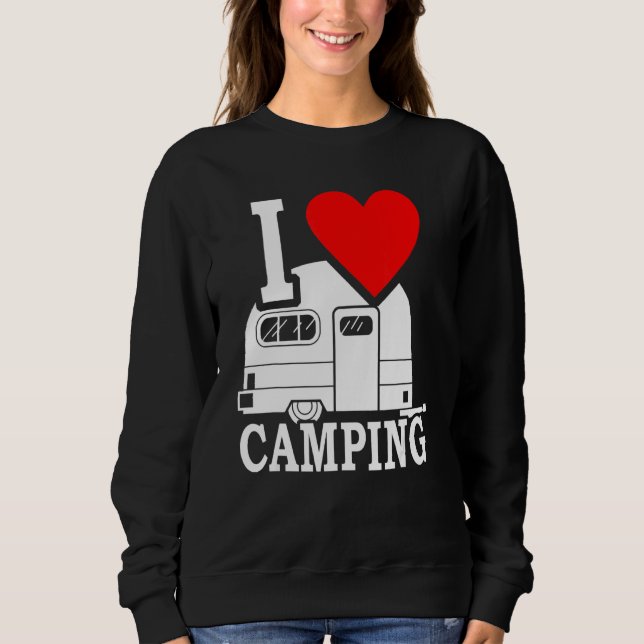 Sudadera Me encanta el camping Sayings Camping Accesorios C (Anverso)