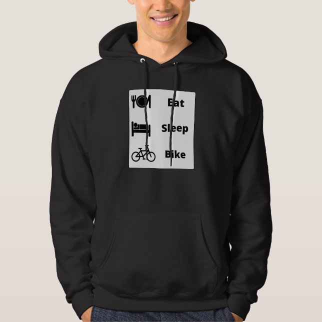 Sudadera Me encanta el ciclismo  (Anverso)