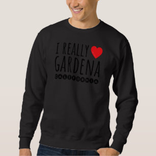 Sudadera Me encanta el corazón de Gardena California