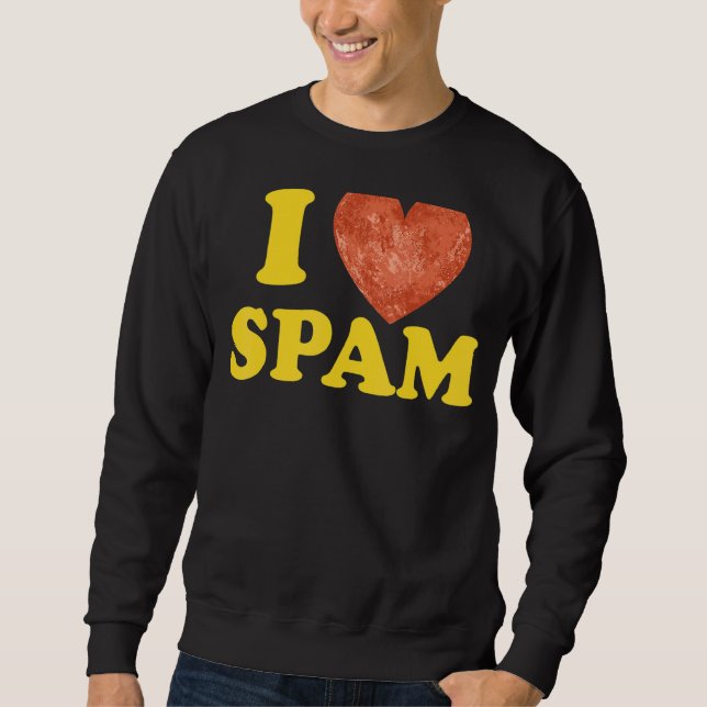 Sudadera Me Encanta El Corazón El Correo Basura Cañado Coci (Anverso)