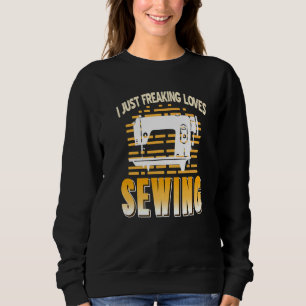 Sudadera Me Encanta El Coser Presente Premium