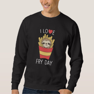 Sudadera Me encanta el día de la frialdad Divertido de las