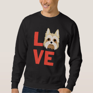 Sudadera Me Encanta El Dueño Del Mascota Del Perro Terrier 