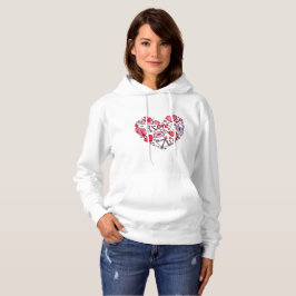 Sudadera me encanta el feliz día de San Valentín