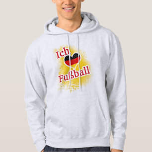Sudadera Me encanta el fútbol futbolero alemán
