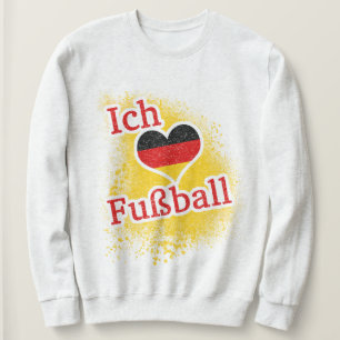Sudadera Me encanta el fútbol futbolero alemán