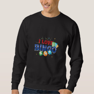 Sudadera Me encanta el jugador de juegos de azar de bolas d
