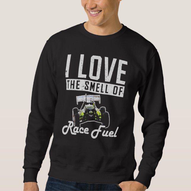 Sudadera Me Encanta El Olor Del Combustible De Raza Nitro B (Anverso)