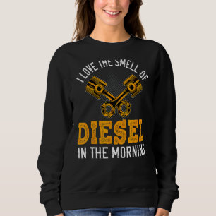 Sudadera Me Encanta El Olor Del Diesel Por La Mañana Guay T