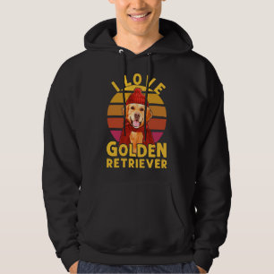 Sudadera Me Encanta El Recuperador De Labrador De Oro Lleva