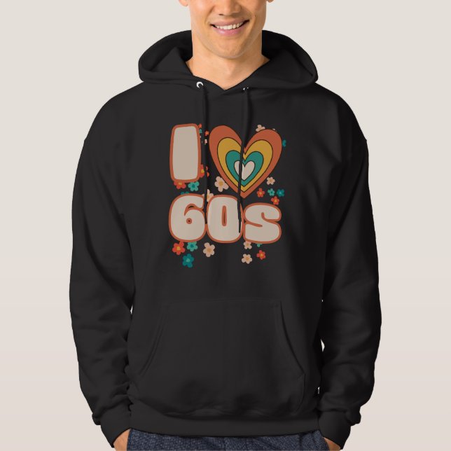 Sudadera ME ENCANTA el retro groovy de los años 60 (Anverso)