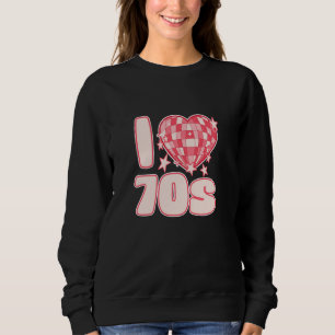 Sudadera ME ENCANTA el Rock Disco Glam de los 70 y las vibr