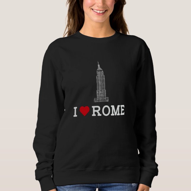 Sudadera Me encanta el timo de la broma del Imperio State F (Anverso)
