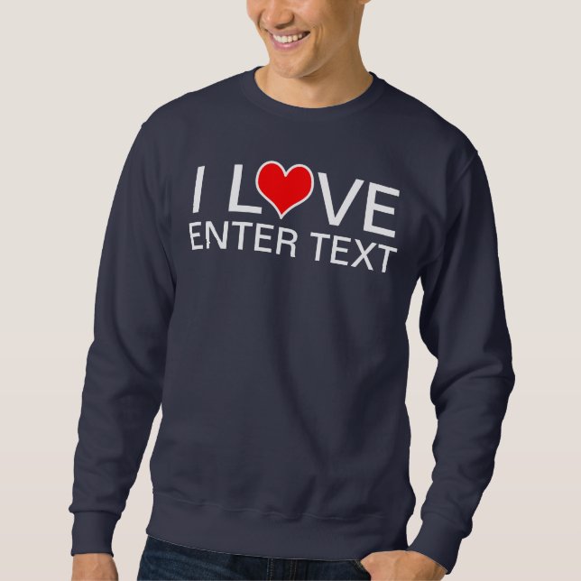 Sudadera Me encanta entrar a texto (Anverso)