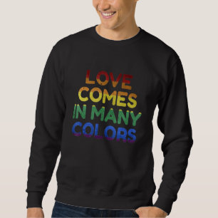 Sudadera Me Encanta Gay People Lgbt El Amor Viene En Muchos
