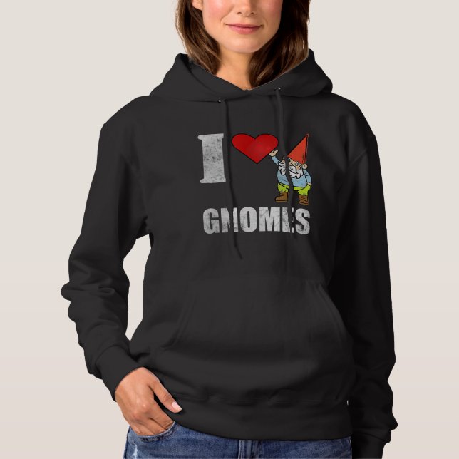Sudadera Me encanta Gnomes Garden Gnome (Anverso)