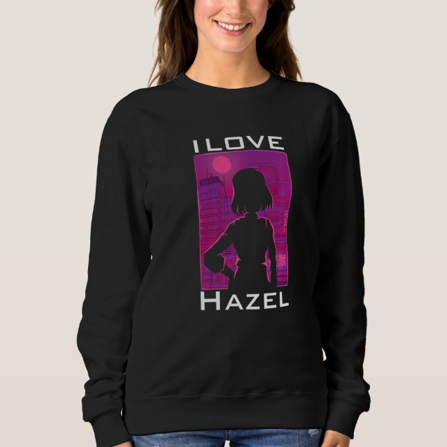 Sudadera Me encanta Hazel Premium (Anverso)
