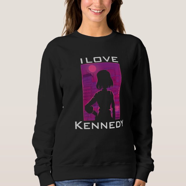 Sudadera Me encanta Kennedy (Anverso)