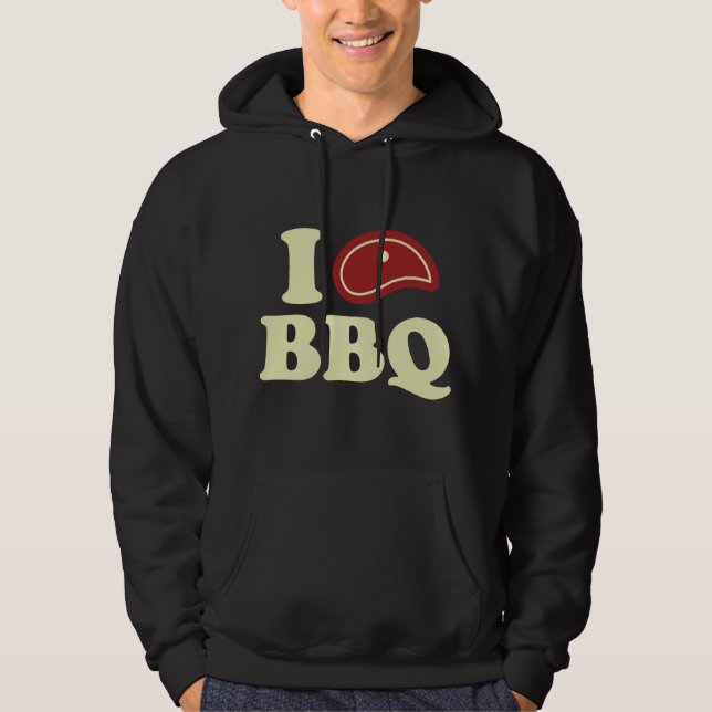 Sudadera Me encanta la barbacoa (Anverso)