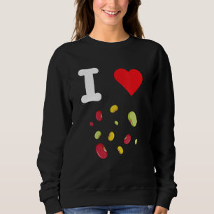 Sudadera Me Encanta La Beans Legues Pulsos De Chickpea Fava