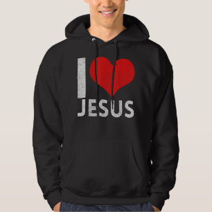 Sudadera Me encanta la camiseta de Jesús. ¿Eres un devoto p