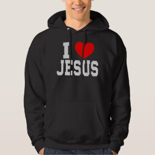 Sudadera Me encanta la camiseta de Jesús. ¿Eres un devoto p