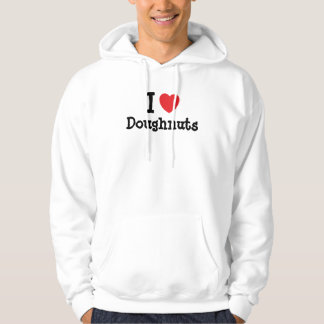Sudadera Me encanta la camiseta del corazón de Doughnut