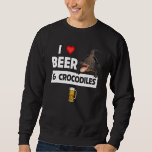 Sudadera Me encanta la cerveza y el rescate animal de los c