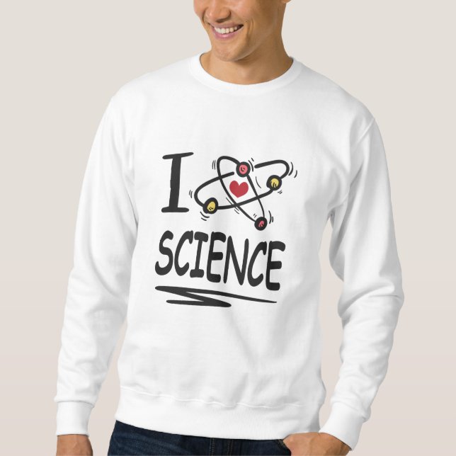 Sudadera Me encanta la ciencia (Anverso)