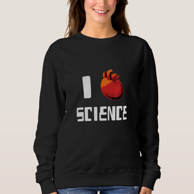 Sudadera Me Encanta La Ciencia Y La Biología 1 (Anverso)