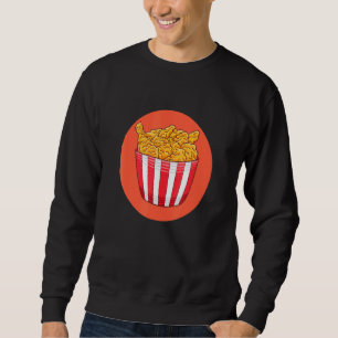 Sudadera Me encanta la comida de pollo frito 1