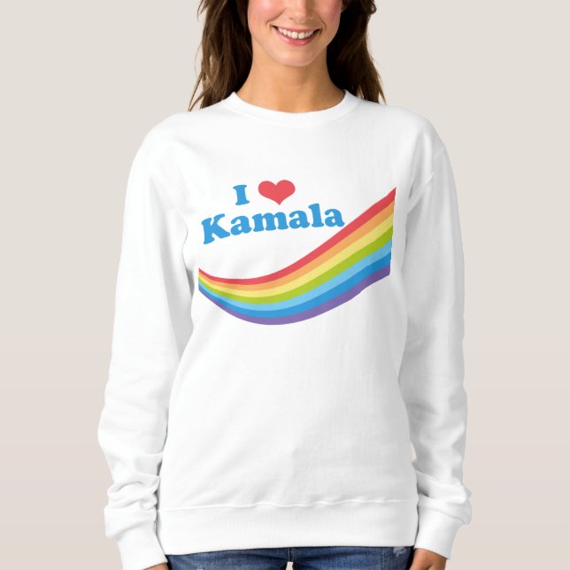 Sudadera Me encanta la elección de Kamala como una elección (Anverso)