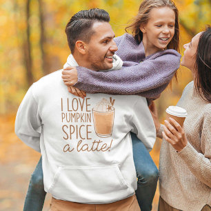 Sudadera Me Encanta La Especie De Calabaza A Latte