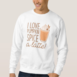 Sudadera Me Encanta La Especie De Calabaza A Latte