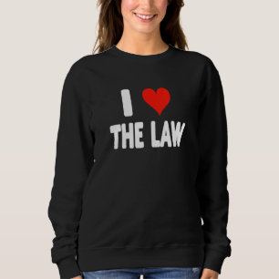 Sudadera Me Encanta La Ley - Corazón - Juzgado Abogado, Tri