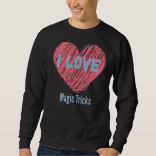 Sudadera Me Encanta La Mágica Trucos La Imagen Del Corazón