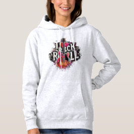 Sudadera Me encanta la pintura de guitarra eléctrica Rock N