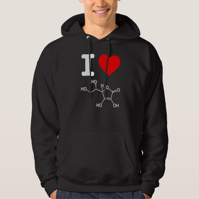 Sudadera Me Encanta La Vitamina C Ingredientes Para El Cuid (Anverso)