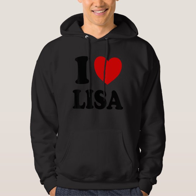 Sudadera Me encanta Lisa (Anverso)