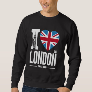 Sudadera Me encanta Londres I Heart London Inglaterra Reino