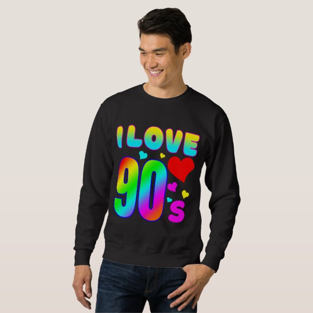 Sudadera me encanta los 90 (Anverso completo)