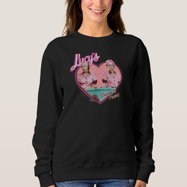 Sudadera Me encanta Lucy Chocolate Factory (Anverso)