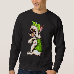 Sudadera Me Encanta Mamá Tattoo Perro francés Bulldog St Pa